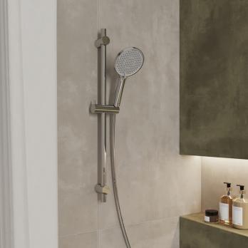 Лейка для душа Milardo ILS3FCRM18 "Ideal Spa" D130мм, 3 режима, ХРОМ, коробка