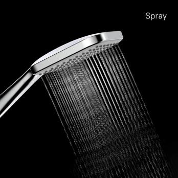 Лейка для душа Milardo ILS1FCSM18 "Ideal Spa" квадрат, 1 режим, ХРОМ, коробка