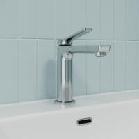 Смеситель для раковины 25к IDDIS PARSB00i01 "Parker" литой, под шпильку, ХРОМ