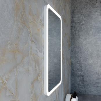 Зеркало MIXLINE "Стив" 500*700 (ШВ) сенсорный выключатель, светодиодная подсветка, гор/верт крепеж