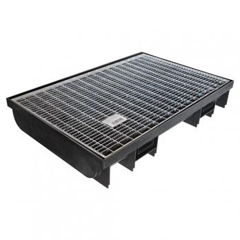 Поддон пластиковый 600*400*100 с отверстием на дне D110 (740)