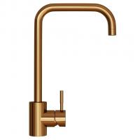 Смеситель для кухни 35k MIXLINE MLSS-0301BR трубчатый излив, п/гайку БРОНЗА