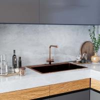 Смеситель для кухни 35k MIXLINE MLSS-0320BR подкл.к фильтру, п/гайку БРОНЗА