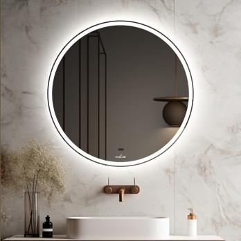 Зеркало MIXLINE "Анита-2" 600*600 (ШВ) бесконтактный сенсор, светодиодная подсветка+подогрев