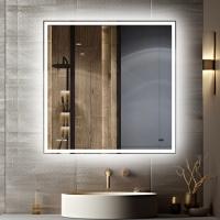 Зеркало MIXLINE "Велес" 700*800 (ШВ) бесконтактный сенсор, светодиодная подсветка