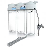 Фильтр под мойку 1/2'' трехступ хол.вода 10"лит крышка UNICORN(FPS_3NST)умяг(PS10 -5,FCST-10,FСB-10)