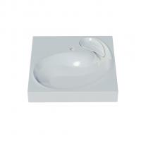 Раковина над стиральной машиной "Buta" 60*60 ш*г, с кронштейнами (Madera)