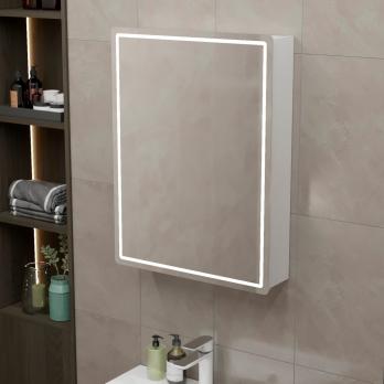 Зеркальный шкаф "ВЕКТОР" 600*800 (ШВ) универсальный, бесконтактный сенсор, светодиодная подсветка