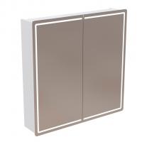 Зеркальный шкаф "ВЕКТОР" 800*800 (ШВ) универсальный, бесконтактный сенсор, светодиодная подсветка