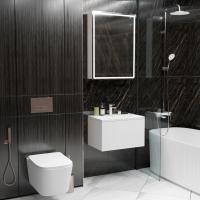 Тумба д/ванной "ВЕКТОР-60" подвесная "push-to-open" под раковину Марго-60 (MIXLINE) (ПВХ)