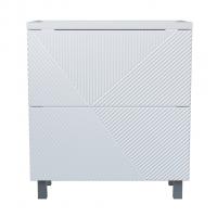 Тумба д/ванной "ВЕКТОР-75" "push-to-open"под раковину Нелли-75 (MIXLINE) (ПВХ)