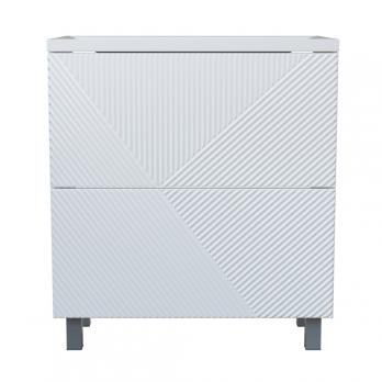 Тумба д/ванной "ВЕКТОР-75" "push-to-open"под раковину Нелли-75 (MIXLINE) (ПВХ)