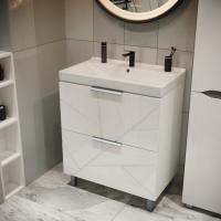 Тумба д/ванной "Гранд-70"  под раковину Марго-70 (MIXLINE) (ПВХ)