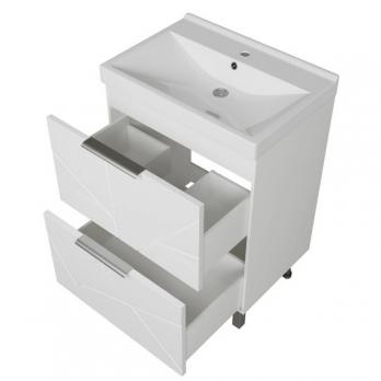 Тумба д/ванной "Гранд-70"  под раковину Марго-70 (MIXLINE) (ПВХ)