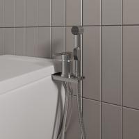 Смеситель с гигиеническим душем 35к Milardo 001SB00M08 "Tidy" установка на унитаз, ХРОМ