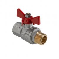 Кран шаровой 1/2'' вн/нар бабочка VALTEC VT.418  ГОСТ