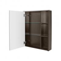 Зеркальный шкаф "БОСКО-55" бел./венге(ПВХ)