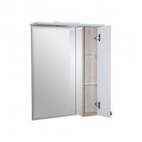 Зеркальный шкаф "ВЕРСАЛЬ-55" белое дерево правый с подсветкой(ПВХ)