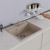 Мойка ML-GMS21 СТАНДАРТ прямоугольная, песочный (302), 565*505*200мм