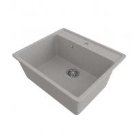 Мойка ML-GMS21 СТАНДАРТ прямоугольная, светло-серый (310), 565*505*200мм