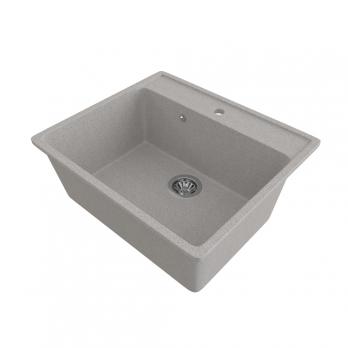 Мойка ML-GMS21 СТАНДАРТ прямоугольная, светло-серый (310), 565*505*200мм
