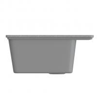 Мойка ML-GMS21 СТАНДАРТ прямоугольная, темно-серый (309), 565*505*200мм