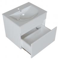 Тумба д/ванной "БРИКС-60" подвесная под раковину "Breeze 60" мебельный (Sanita Luxe) (ПВХ)