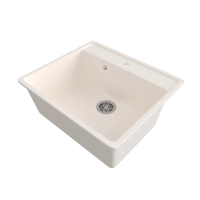 Мойка ML-GMS21 СТАНДАРТ прямоугольная, белый (331), 565*505*200мм