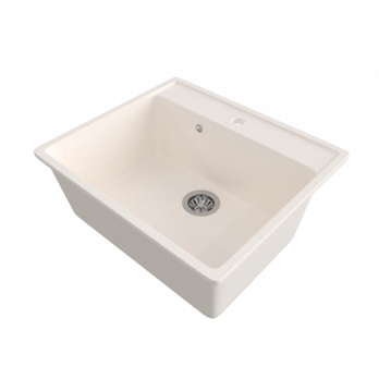 Мойка ML-GMS21 СТАНДАРТ прямоугольная, белый (331), 565*505*200мм