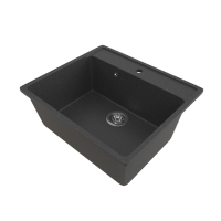 Мойка ML-GMS21 СТАНДАРТ прямоугольная, черный (308), 565*505*200мм