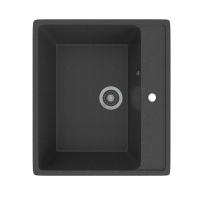 Мойка ML-GMS21 СТАНДАРТ прямоугольная, черный (308), 565*505*200мм