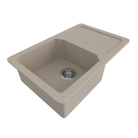 Мойка ML-GMS24 СТАНДАРТ с крылом , песочный (302), 765*490*200мм