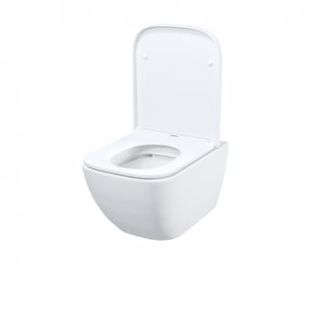 Унитаз подвесной безободковый IDDIS TORRDSEi25 "Torr" безободковый, сиденье дюропласт, микролифт