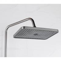 Душевая система 35к ПРОФСАН ПСМ-900-82GA лейка "Тропический душ круг" + гигиен. лейка ГРАФИТ