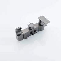 Душевая система 35к ПРОФСАН ПСМ-900-82GA лейка "Тропический душ круг" + гигиен. лейка ГРАФИТ