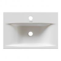 Раковина накладная на столешницу WAVE Trend 450*300*100 ш*г*в с отв под смеситель,белый,прямоуг