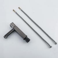 Смеситель для раковины 35к ПРОФСАН ПСМ-900-5GA литой, п/гайку ГРАФИТ