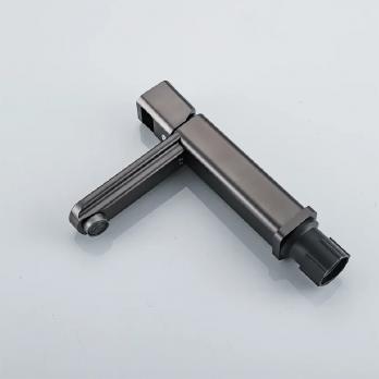 Смеситель для раковины 35к ПРОФСАН ПСМ-900-5GA литой, п/гайку ГРАФИТ