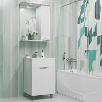 Тумба д/ванной "ЭТЬЕН-50" под раковину Roma 50 (Paola) /РИМ 50 (MIXLINE) (ПВХ)