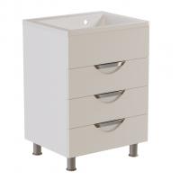 Тумба д/ванной "ЭТЬЕН-58" под раковину Roma 58 (Paola) /РИМ 58 (MIXLINE) (ПВХ)