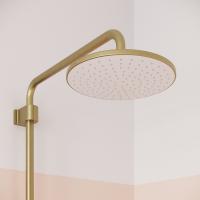 Душевая система 35к IDDIS AIGMG3Fi06 "Aiger" лейка "Тропический душ", ЗОЛОТО матовый