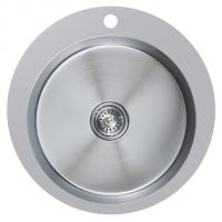 Мойка настол.монтаж D50 (3,0) вып 3 1/2 круглая  MIXLINE PRO 20см с сифоном (сатин)