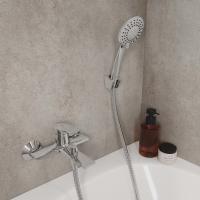 Смеситель для ванны 35к Milardo AZUSB00M02 "Azure" с душ. аксессуарами,  ХРОМ