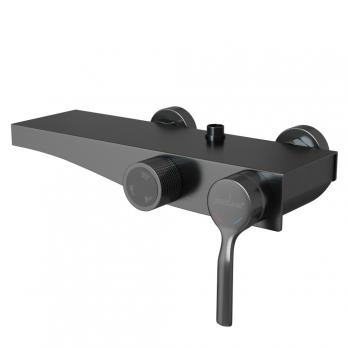 Душевая система 35к MIXLINE ML2430 излив лейка 3 позиции+лейка "Тропический душ" ГРАФИТ