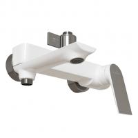 Душевая система 35к MIXLINE ML41-06"Swan White"излив лейка 3 поз.+лейка"Тропический душ"БЕЛЫЙ/ХРОМ