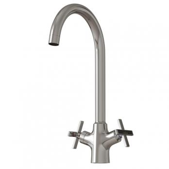 Смеситель для кухни 1/2 кер. MIXLINE ML37-032 "Cross" высокий излив