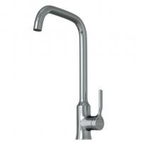 Смеситель для кухни 35k MIXLINE ML40-032 "Flat" высокий излив боковая ручка