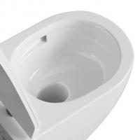 Унитаз подвесной безободковый WAVE TOR Tornado3.0, сид. полипр, м/л, быстр, БЕЛЫЙ глянец (XL)