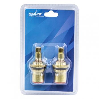 Кран-букса 1/2 кер. 8*20 ML09 MIXLINE под крест пара (блистер)