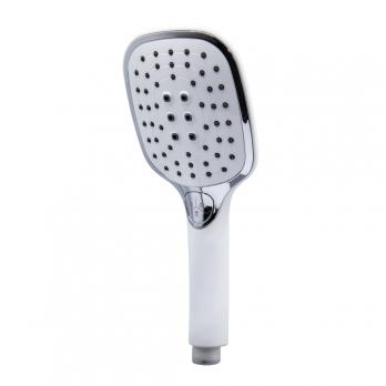 Лейка для душа MIXLINE ML 3075 3 позиции (блистер) БЕЛЫЙ/ХРОМ